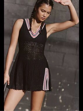 free people hot shot mini dress blueberry FP Movement Hot Shot Mini Dress White / XS
